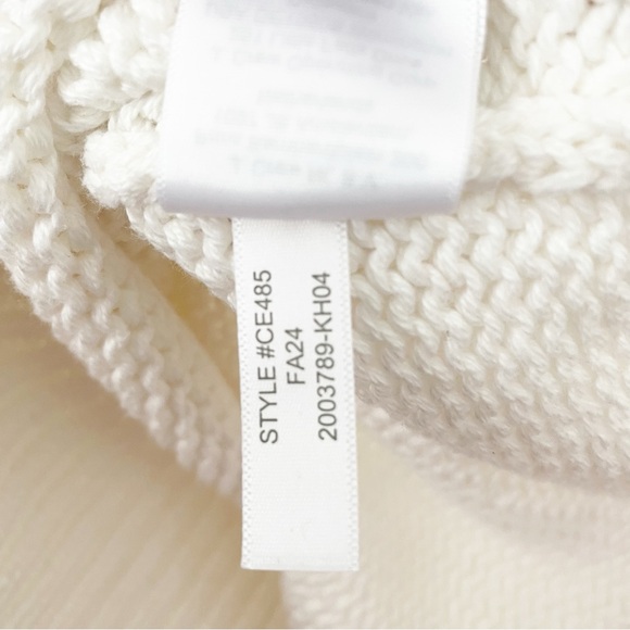 J.Crew Heritage Cotton Roll Neck Sweater Women Fisherman Preppy 90s Chunky in S - Picture 12 of 14